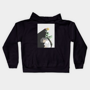 human and the flower Kids Hoodie